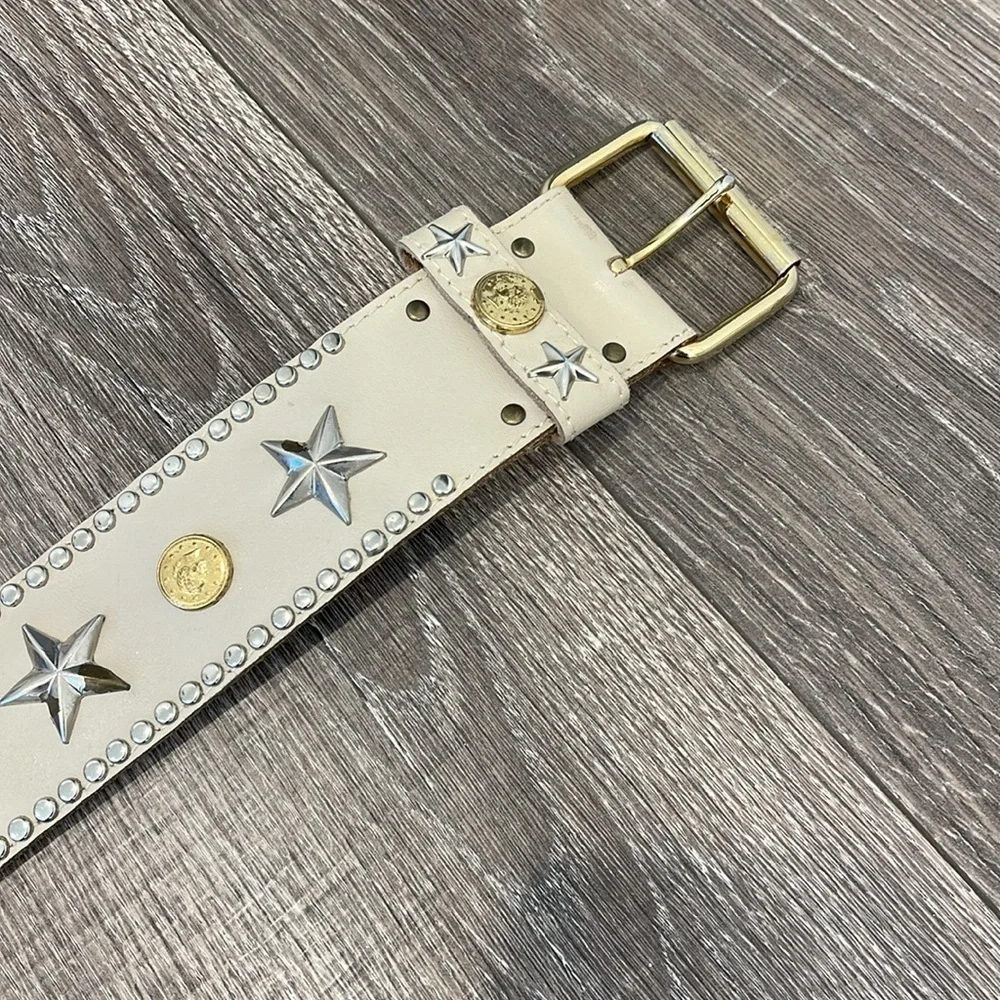 Silver Star & Coin Belt and purple belt bundle (M/L)